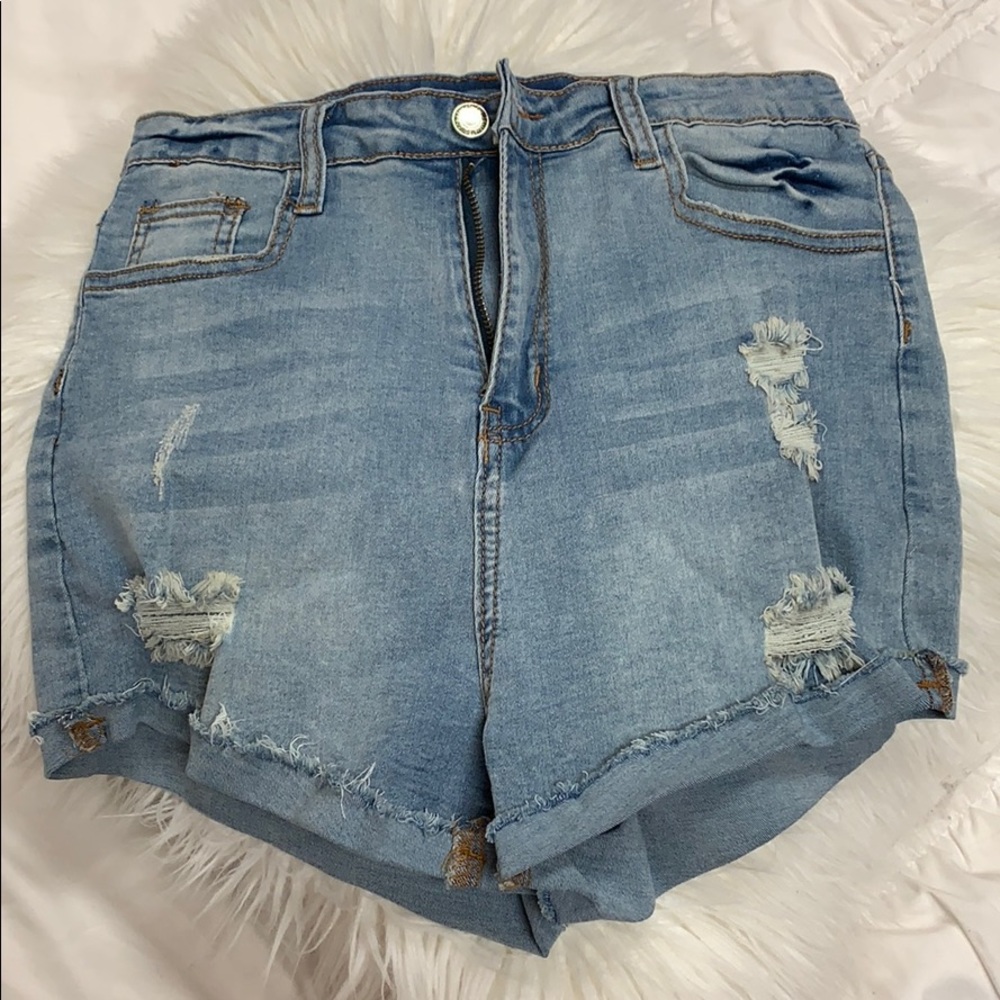 Brand new high waisted jean shorts